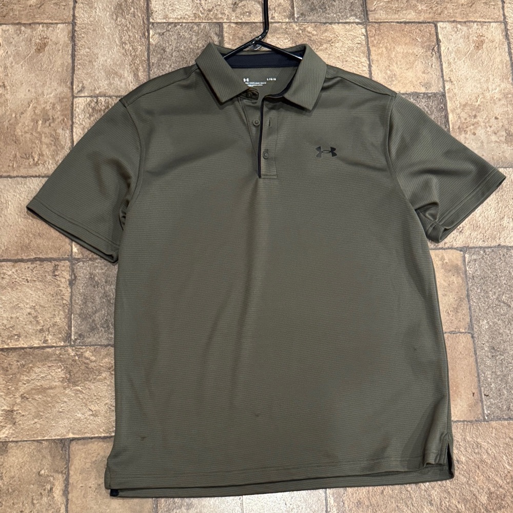 Under Armour Men's Green Polo Shirt